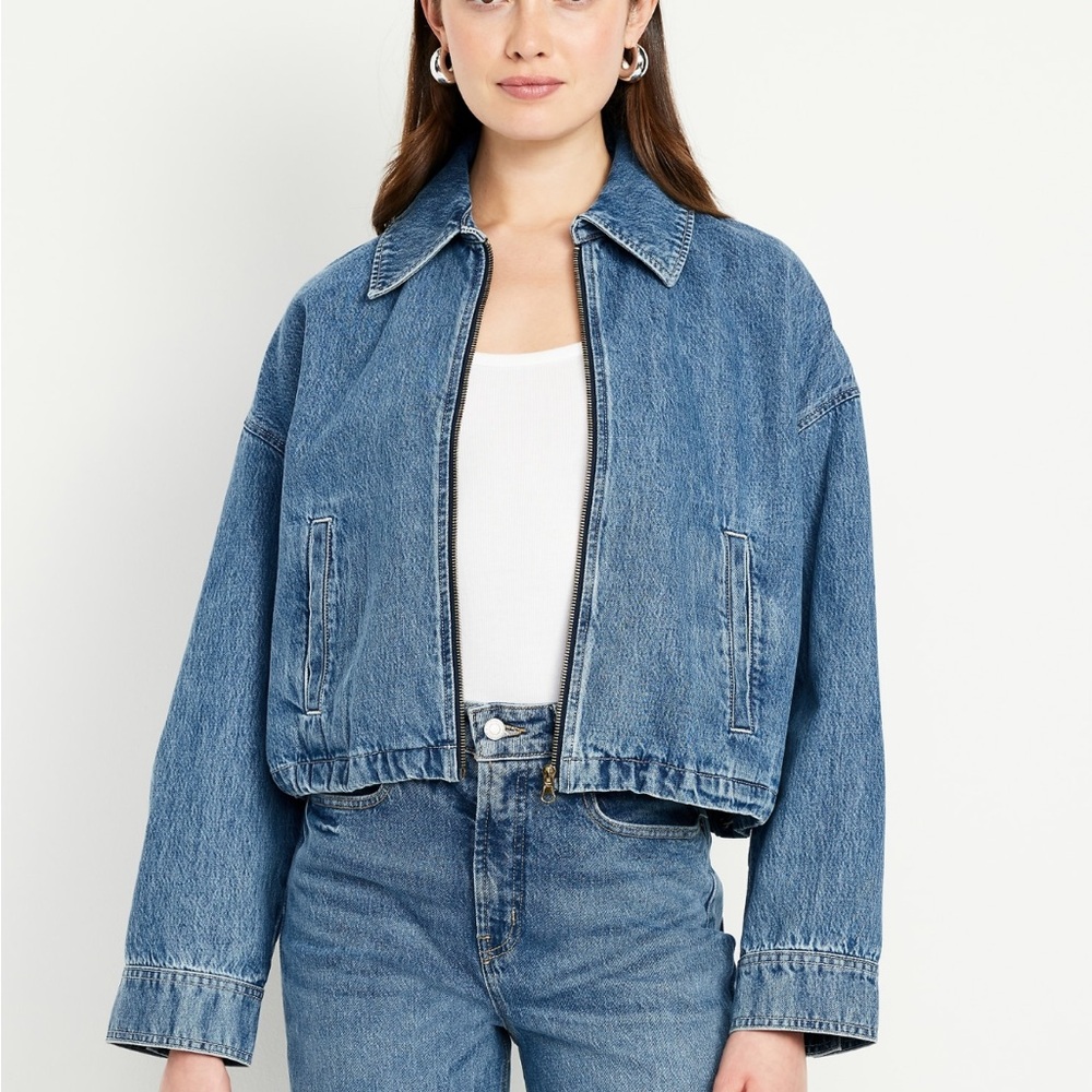 Old Navy Jean zip jacket